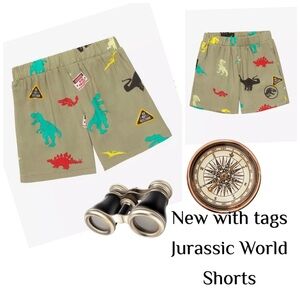 NWT’s Jurassic Park Dinosaurs Allover Print Toddler Woven Shorts
